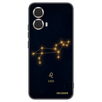 Picasee Μαύρη θήκη σιλικόνης για Motorola Moto G85 - LEO