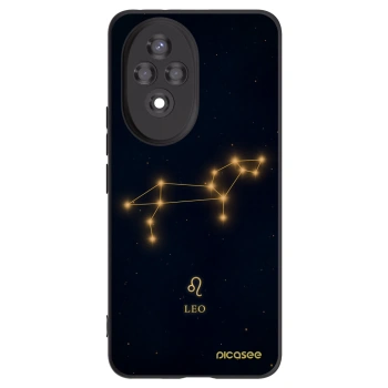 Picasee Μαύρη θήκη σιλικόνης για Honor 200 Pro 5G - LEO