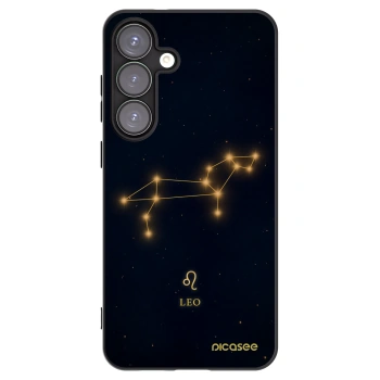 Picasee Μαύρη θήκη σιλικόνης για Samsung Galaxy S25+ 5G - LEO