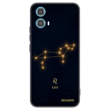 Picasee Μαύρη θήκη σιλικόνης για Motorola Moto G34 5G - LEO