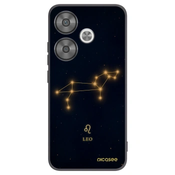 Picasee Μαύρη θήκη σιλικόνης για Xiaomi Poco F6 - LEO