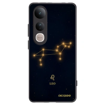 Picasee Μαύρη θήκη σιλικόνης για Vivo V50 Lite 5G - LEO