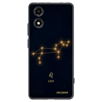 Picasee Μαύρη θήκη σιλικόνης για Motorola Moto E14 - LEO