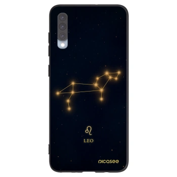 Picasee Μαύρη θήκη σιλικόνης για Samsung Galaxy A70 A705F - LEO