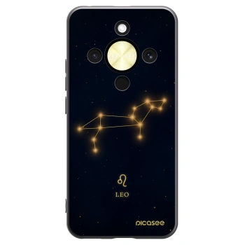 Picasee Μαύρη θήκη σιλικόνης για Honor Magic8 Lite 5G - LEO