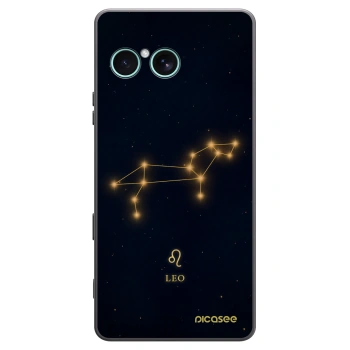 Picasee Μαύρη θήκη σιλικόνης για Sony Xperia 10 VII - LEO
