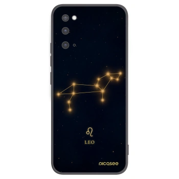Picasee Μαύρη θήκη σιλικόνης για Samsung Galaxy S20 G980F - LEO