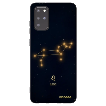 Picasee Μαύρη θήκη σιλικόνης για Samsung Galaxy S20+ G985F - LEO