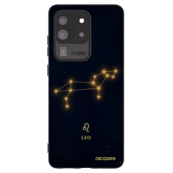 Picasee Μαύρη θήκη σιλικόνης για Samsung Galaxy S20 Ultra 5G G988F - LEO