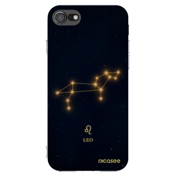 Picasee διαφανής θήκη σιλικόνης Apple iPhone SE 2020 - LEO