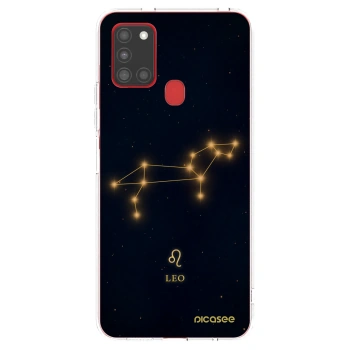 Picasee διαφανής θήκη σιλικόνης Samsung Galaxy A21s - LEO