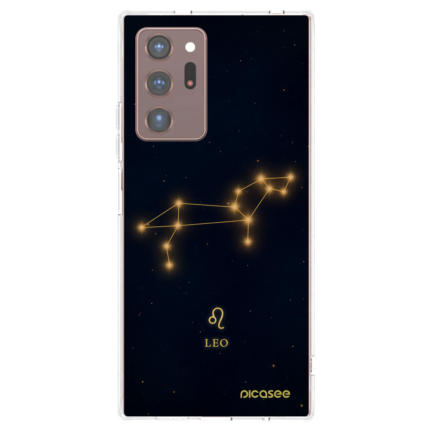 Picasee διαφανής θήκη σιλικόνης Samsung Galaxy Note 20 Ultra - LEO