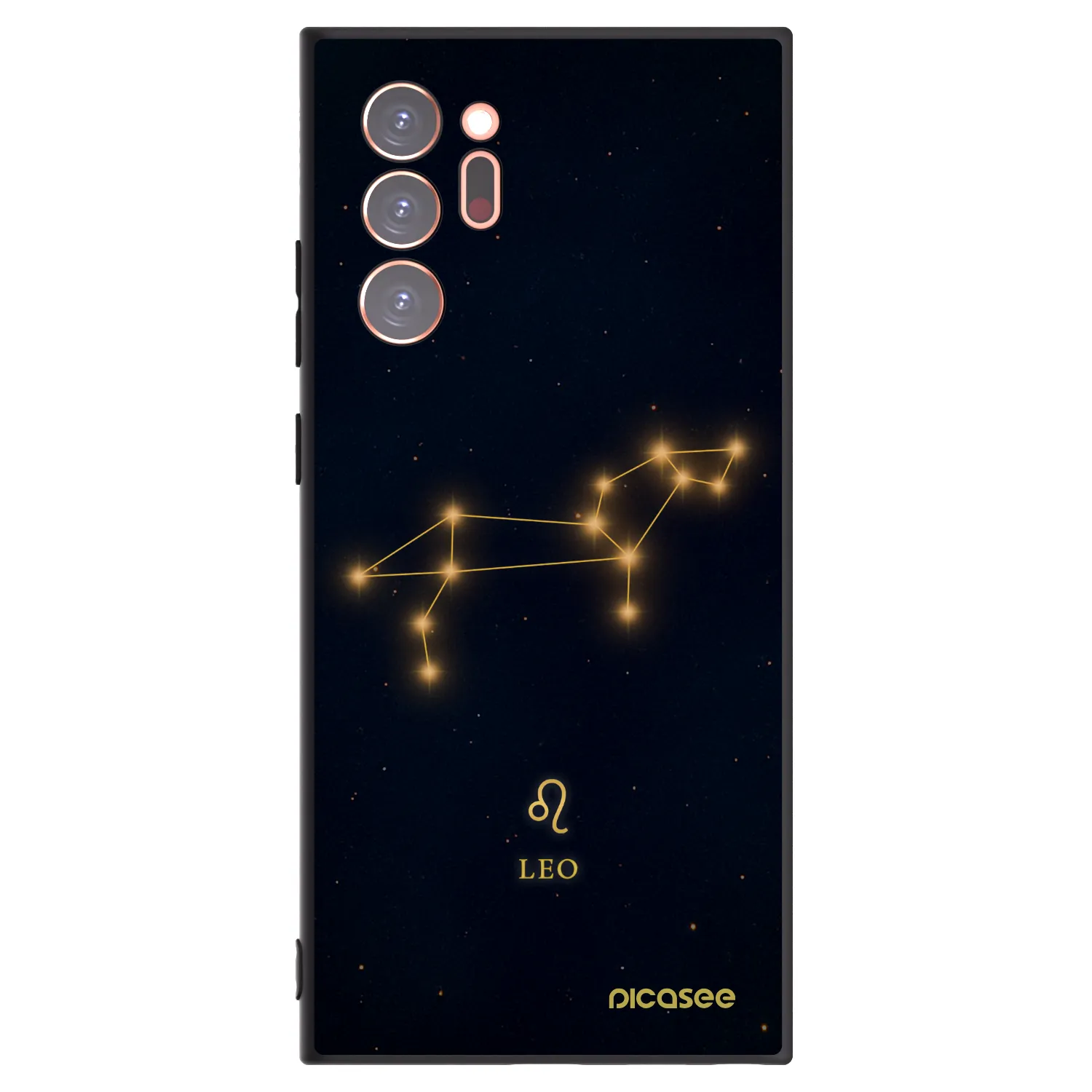 Picasee Μαύρη θήκη σιλικόνης για Samsung Galaxy Note 20 Ultra - LEO
