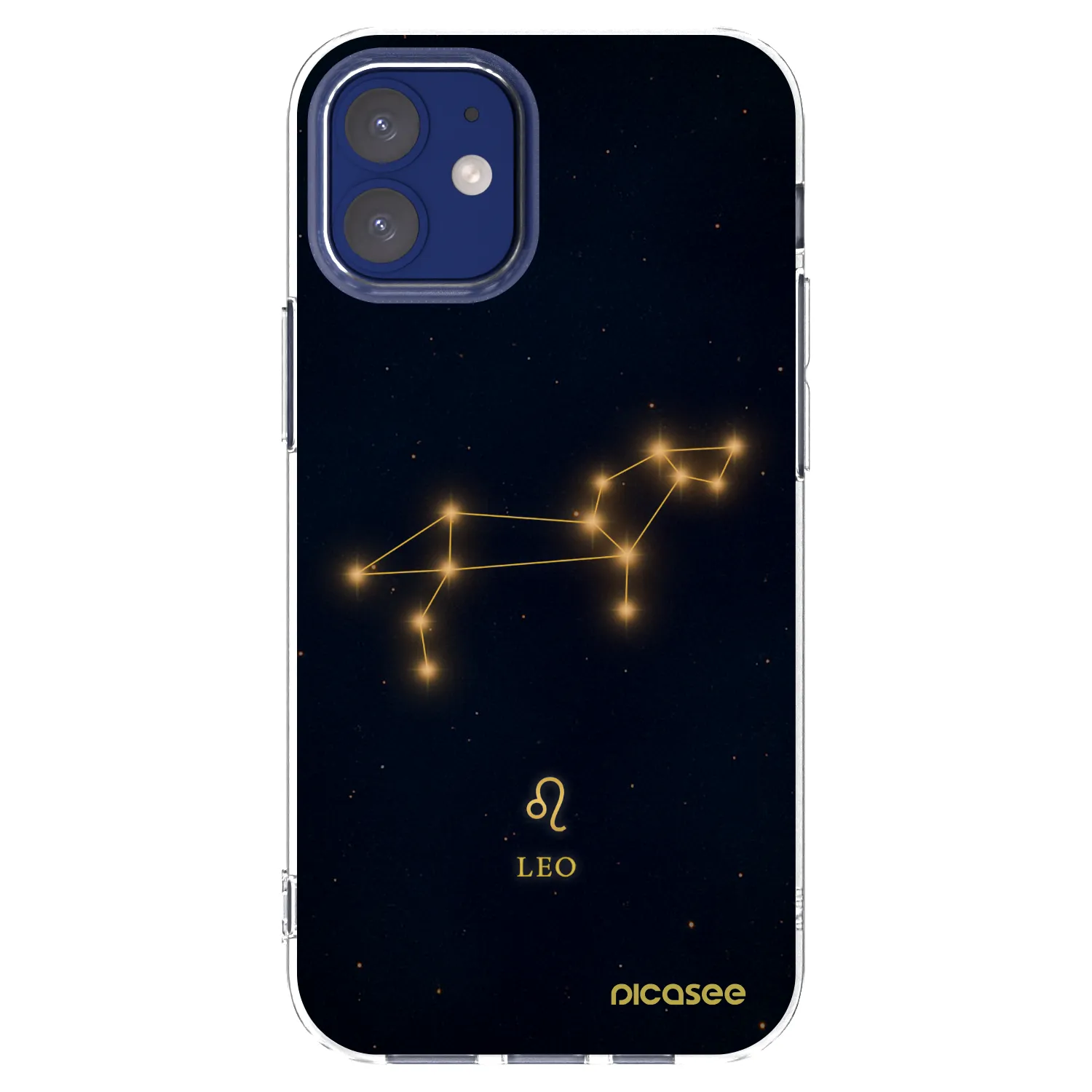 Picasee διαφανής θήκη σιλικόνης Apple iPhone 12 mini - LEO
