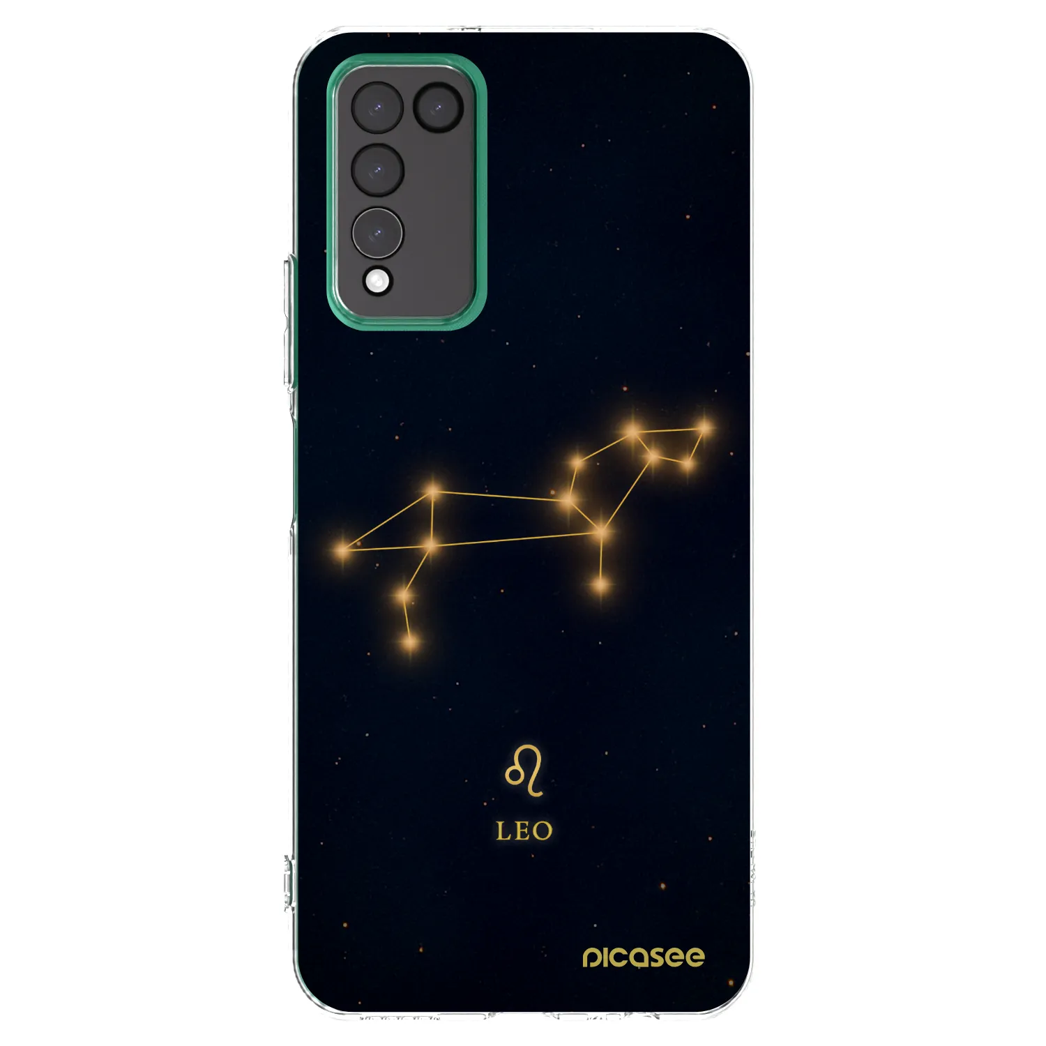 Picasee διαφανής θήκη σιλικόνης Honor 10X Lite - LEO