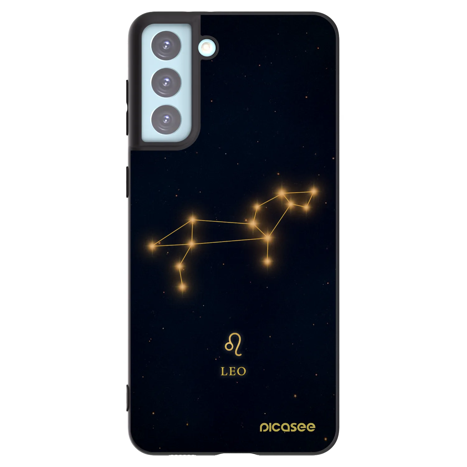 Picasee Μαύρη θήκη σιλικόνης για Samsung Galaxy S21+ 5G G996F - LEO