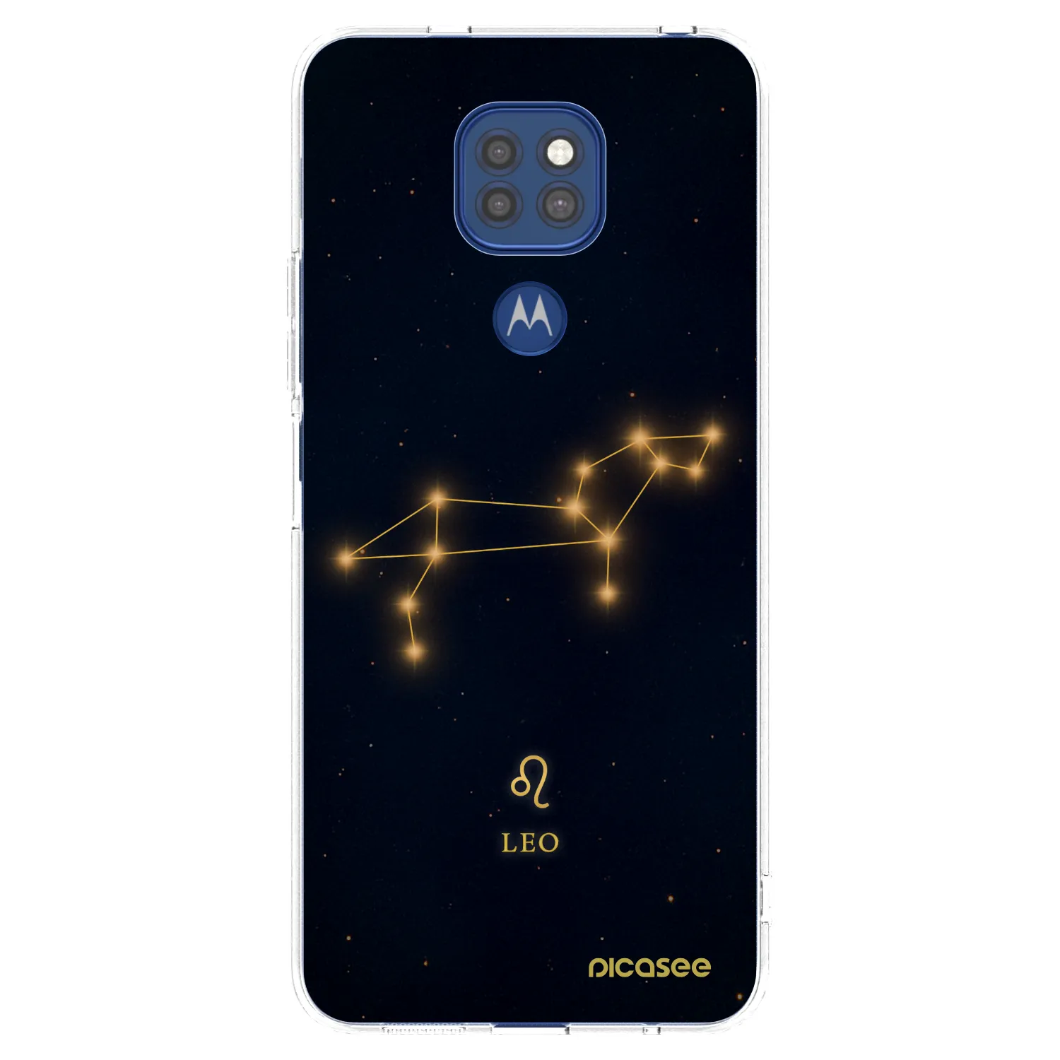 Picasee διαφανής θήκη σιλικόνης Motorola Moto G9 Play - LEO