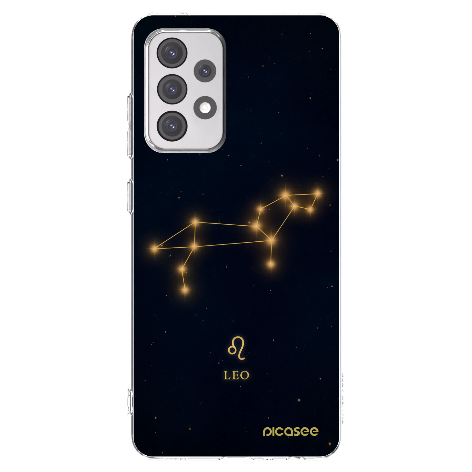 Picasee διαφανής θήκη σιλικόνης Samsung Galaxy A52 5G A525F - LEO