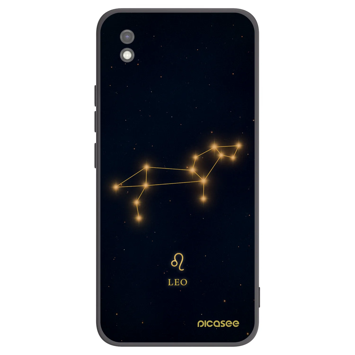 Picasee Μαύρη θήκη σιλικόνης για Xiaomi Redmi 9AT - LEO