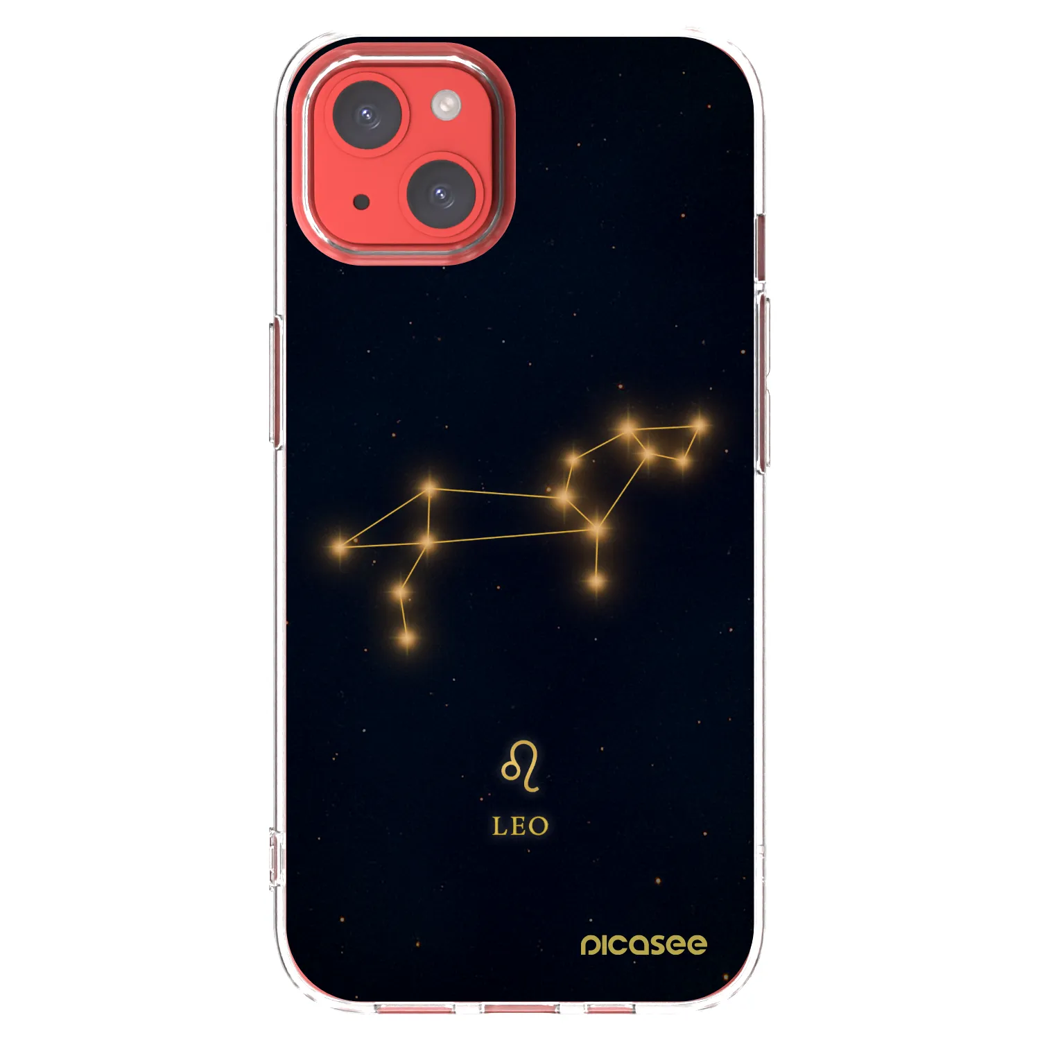 Picasee διαφανής θήκη σιλικόνης Apple iPhone 13 - LEO