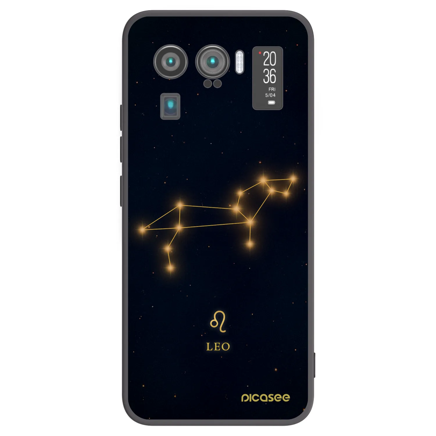 Picasee Μαύρη θήκη σιλικόνης για Xiaomi Mi 11 Ultra - LEO