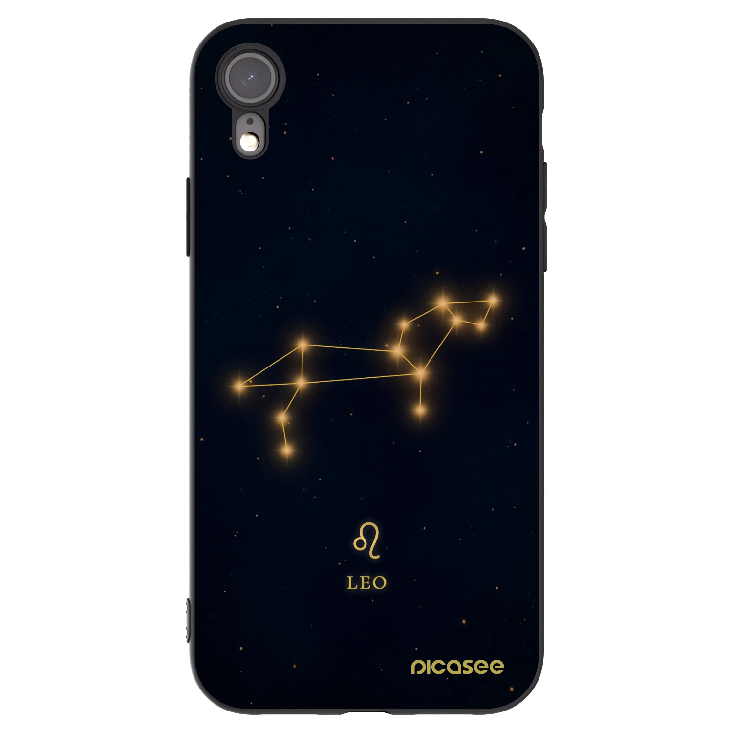 Picasee Μαύρη θήκη σιλικόνης για Apple iPhone 6 Plus/6S Plus - LEO