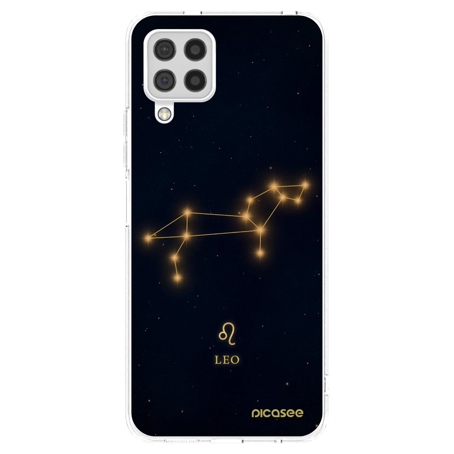 Picasee διαφανής θήκη σιλικόνης Samsung Galaxy A22 A225F 4G - LEO