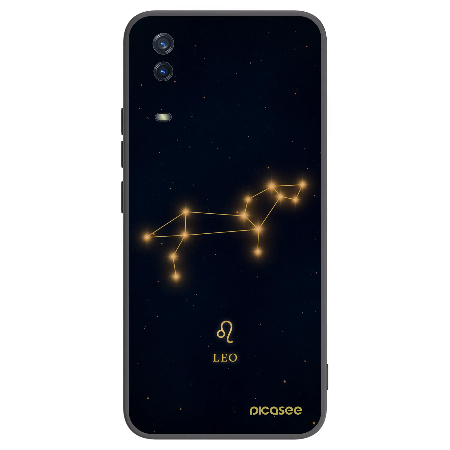 Picasee Μαύρη θήκη σιλικόνης για Vivo Y11s - LEO
