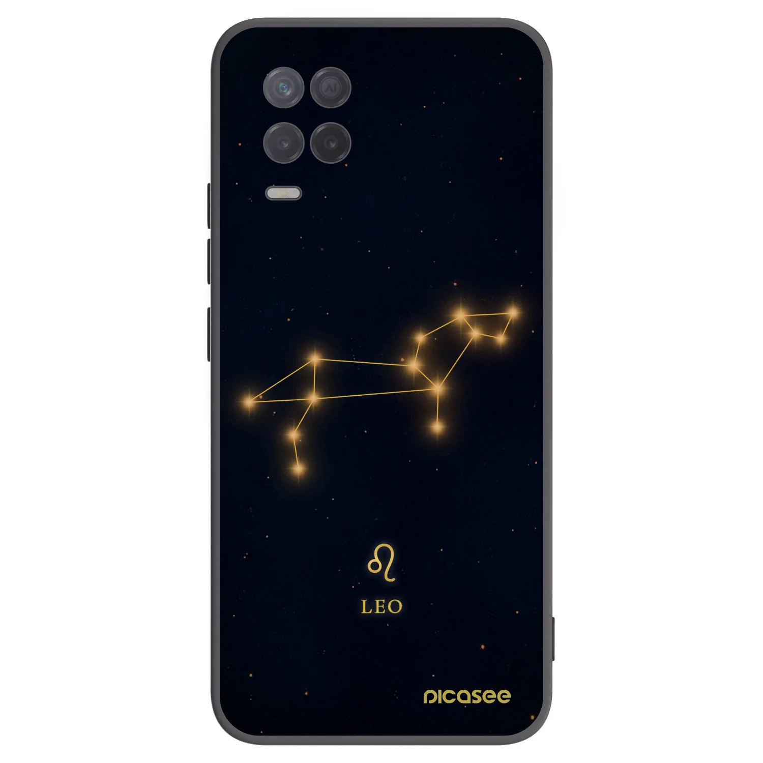 Picasee Μαύρη θήκη σιλικόνης για Realme 8 5G - LEO