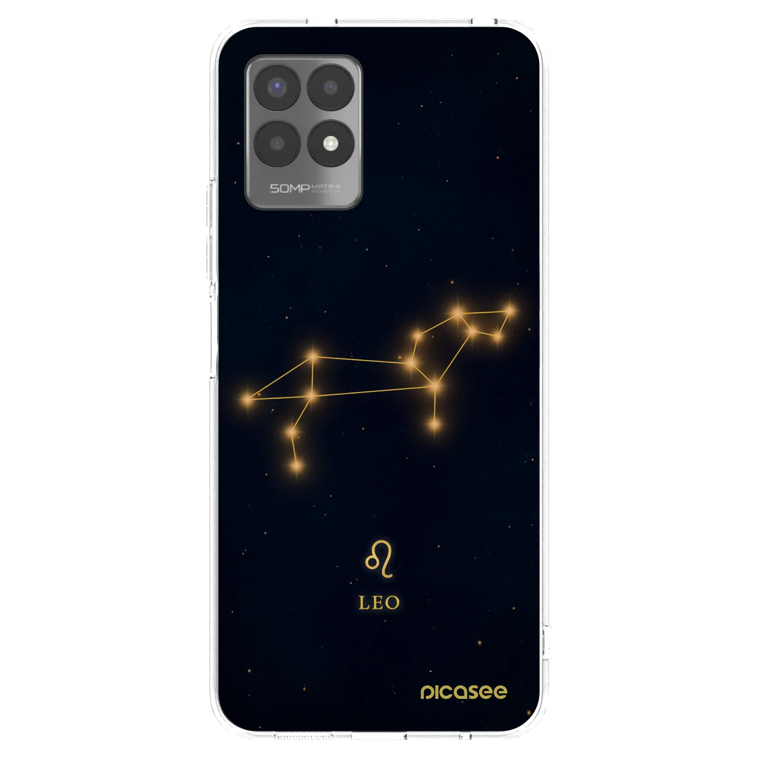 Picasee διαφανής θήκη σιλικόνης Realme 8i - LEO