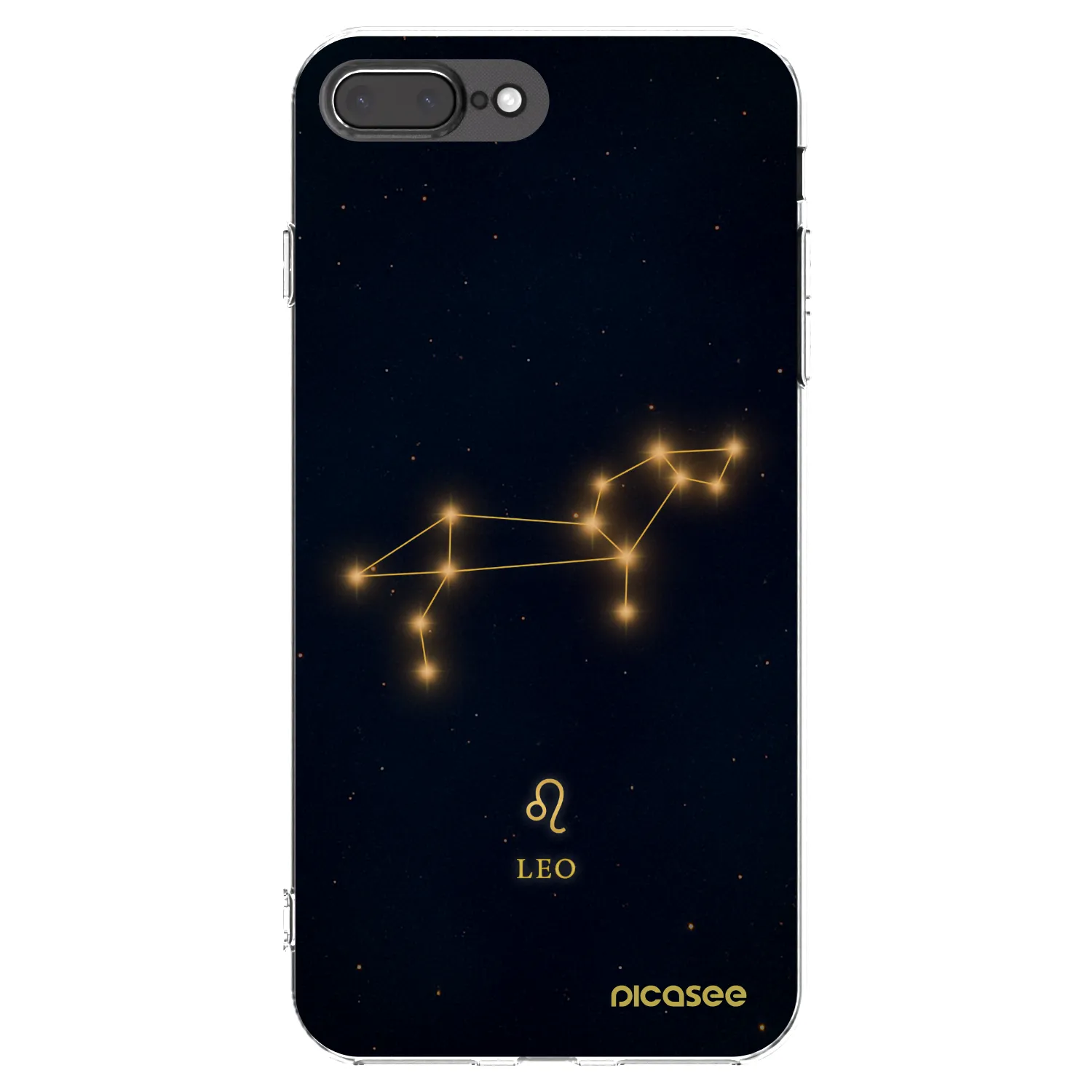 Picasee διαφανής θήκη σιλικόνης Apple iPhone 7 Plus - LEO