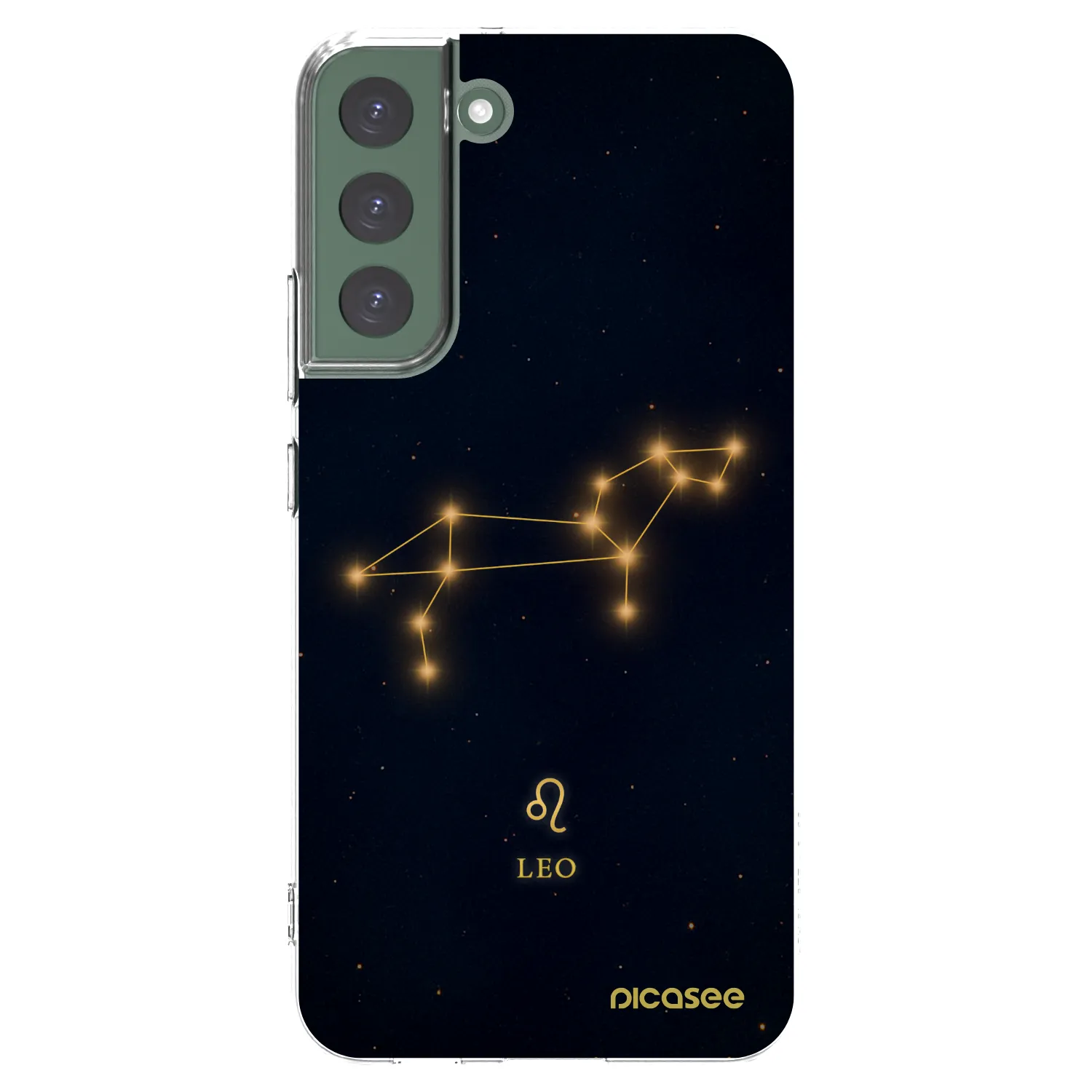 Picasee διαφανής θήκη σιλικόνης Samsung Galaxy S22+ 5G - LEO