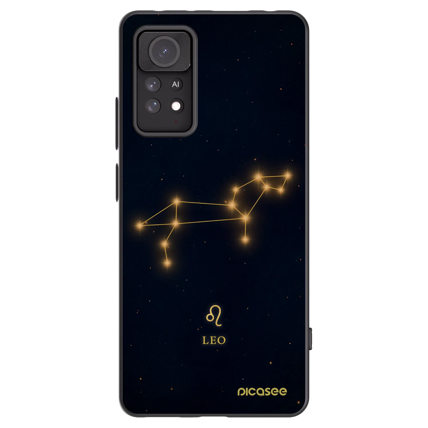 Picasee Μαύρη θήκη σιλικόνης για Xiaomi Redmi Note 11 Pro - LEO