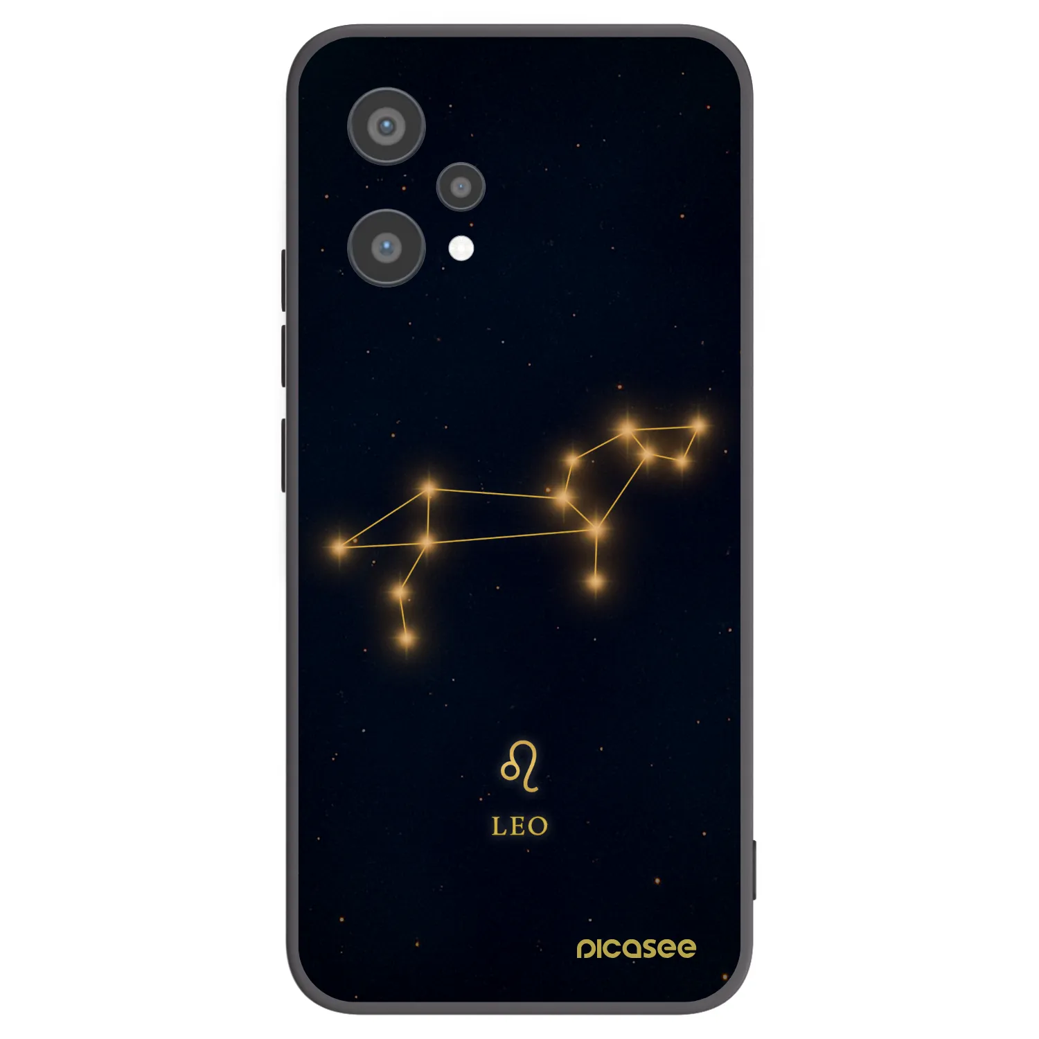 Picasee Μαύρη θήκη σιλικόνης για Realme 9 Pro 5G - LEO