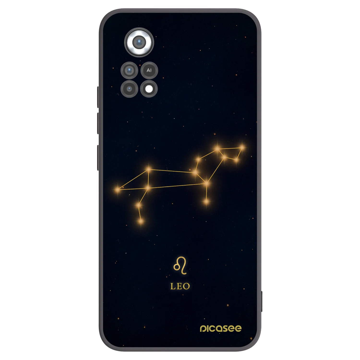 Picasee Μαύρη θήκη σιλικόνης για Xiaomi Poco X4 Pro 5G - LEO