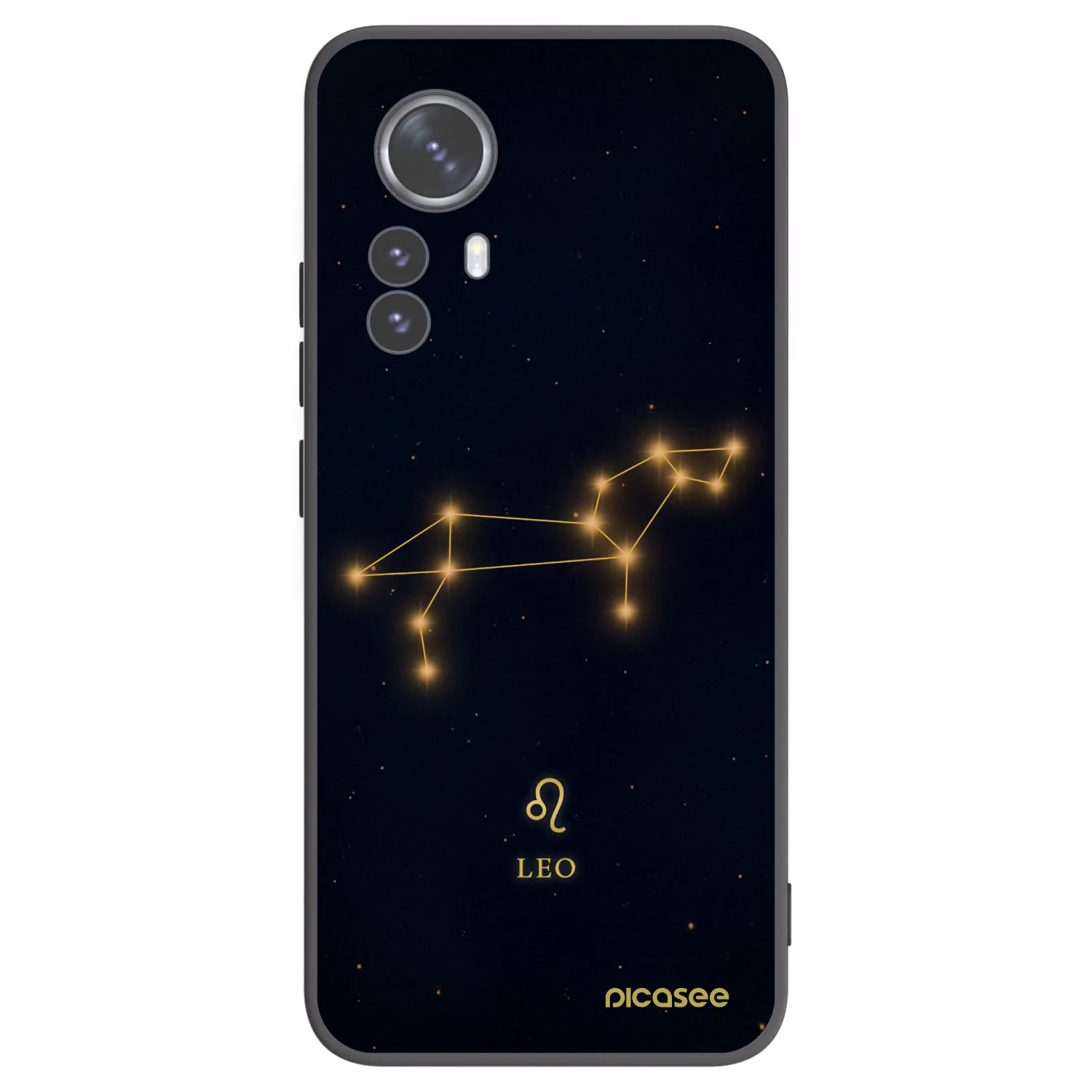 Picasee Μαύρη θήκη σιλικόνης για Xiaomi 12 Pro - LEO