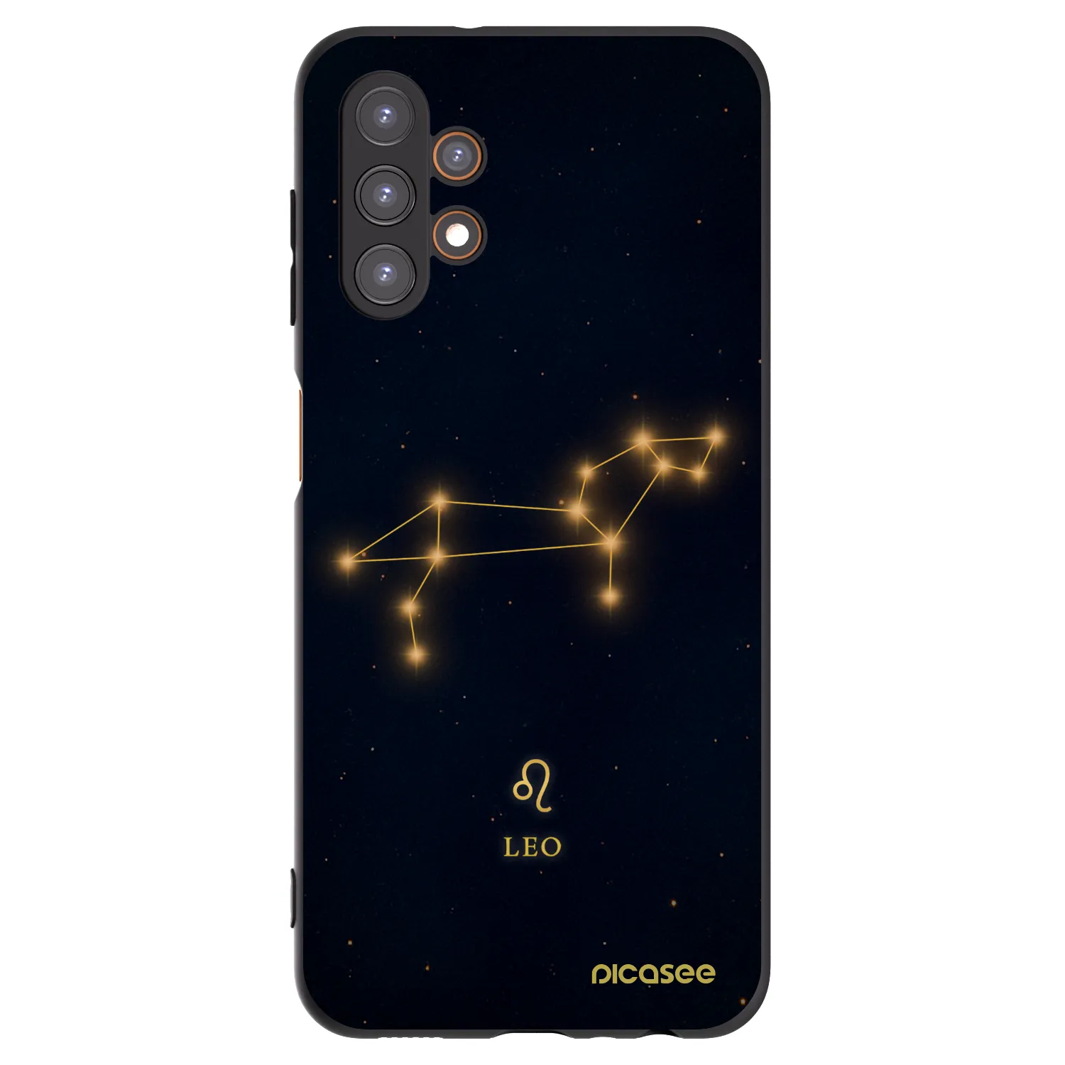Picasee Μαύρη θήκη σιλικόνης για Samsung Galaxy A13 4G A135 - LEO