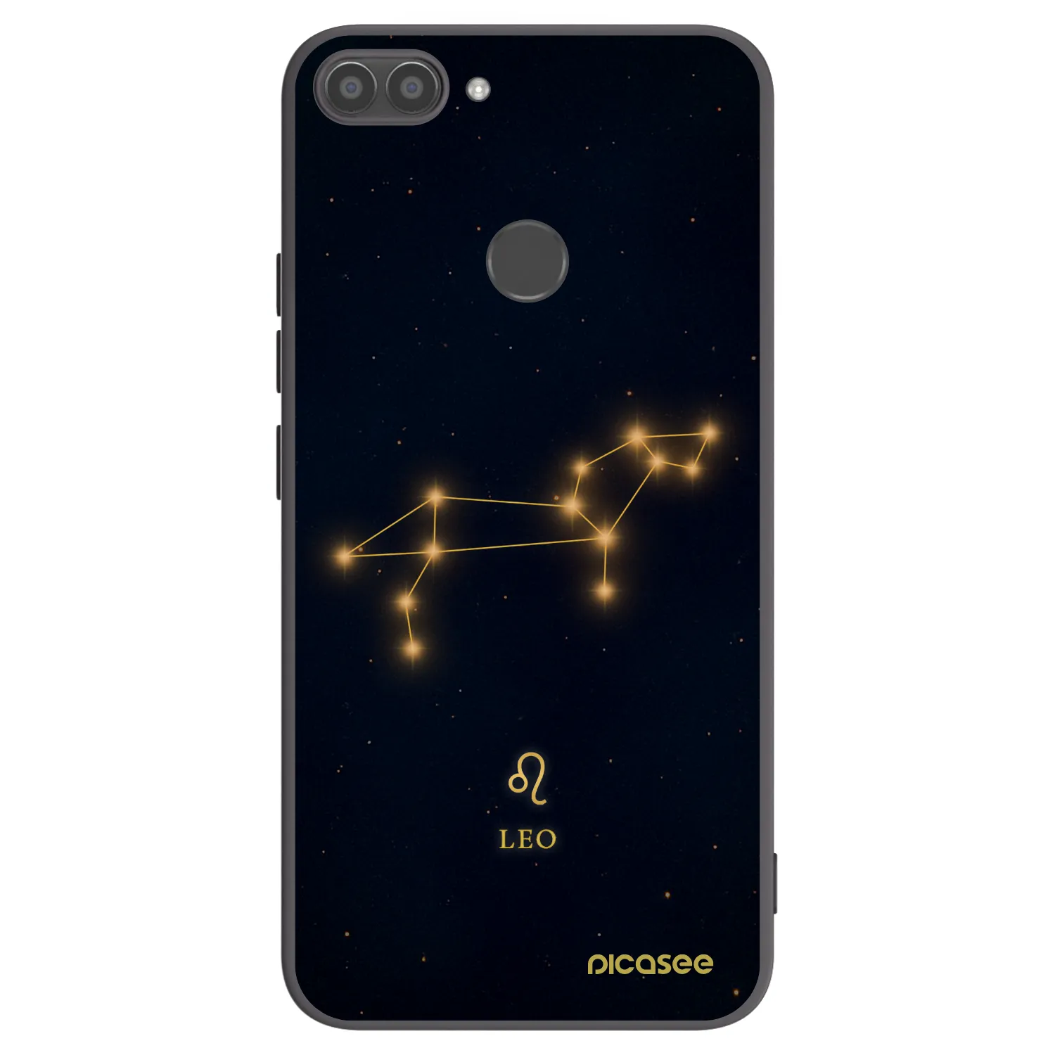 Picasee Μαύρη θήκη σιλικόνης για Huawei P Smart - LEO