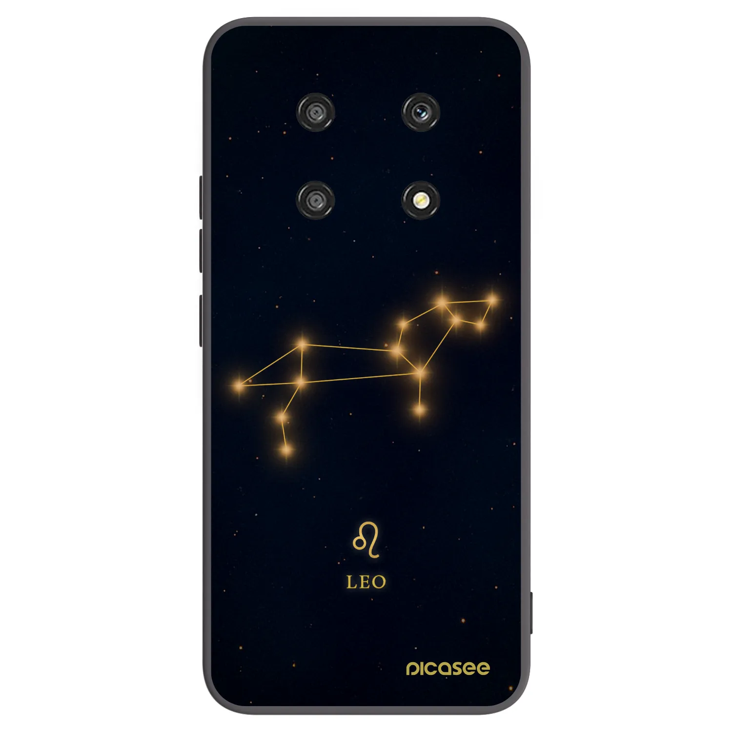 Picasee Μαύρη θήκη σιλικόνης για Honor Magic4 Lite 5G - LEO