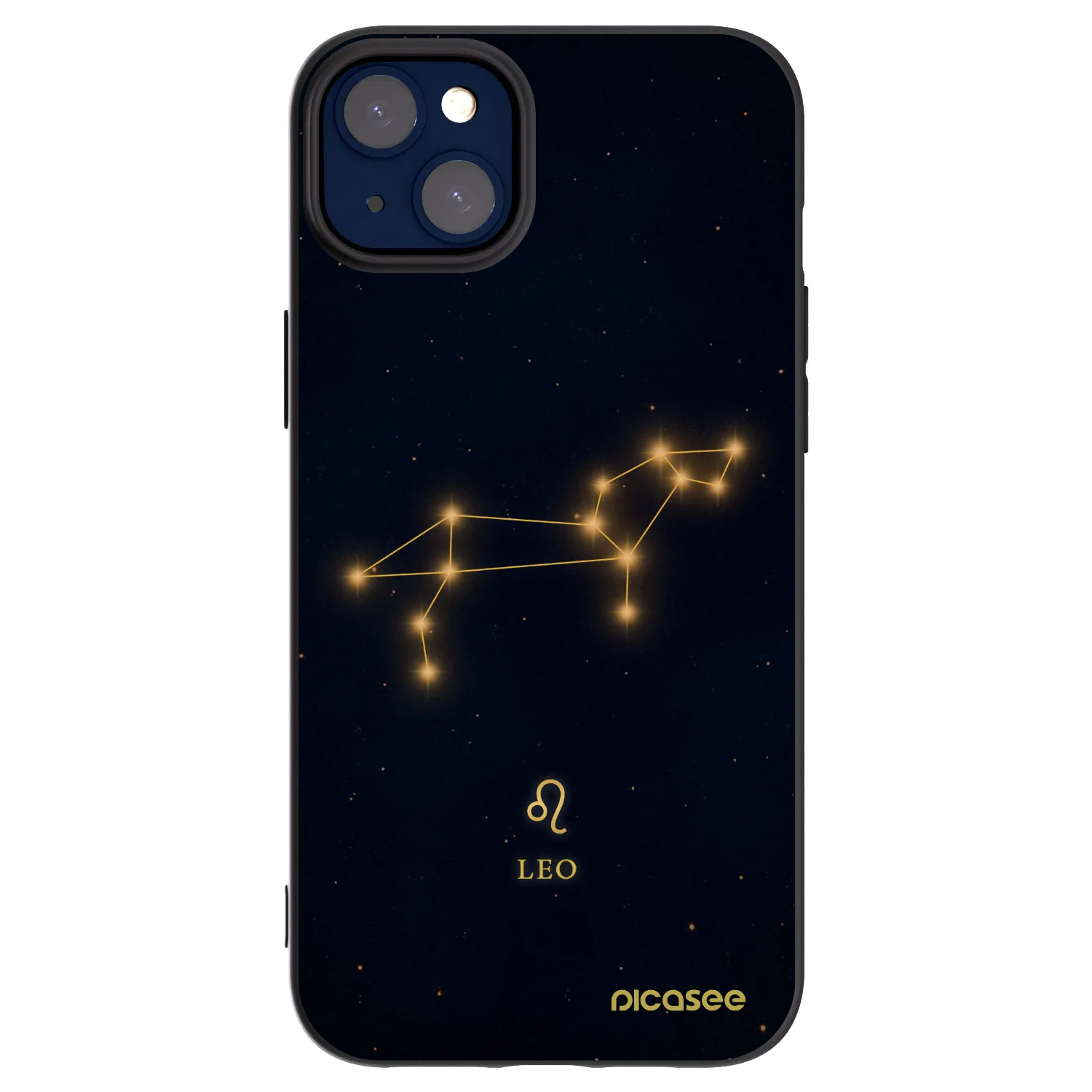 Picasee Μαύρη θήκη σιλικόνης για Apple iPhone 14 Plus - LEO