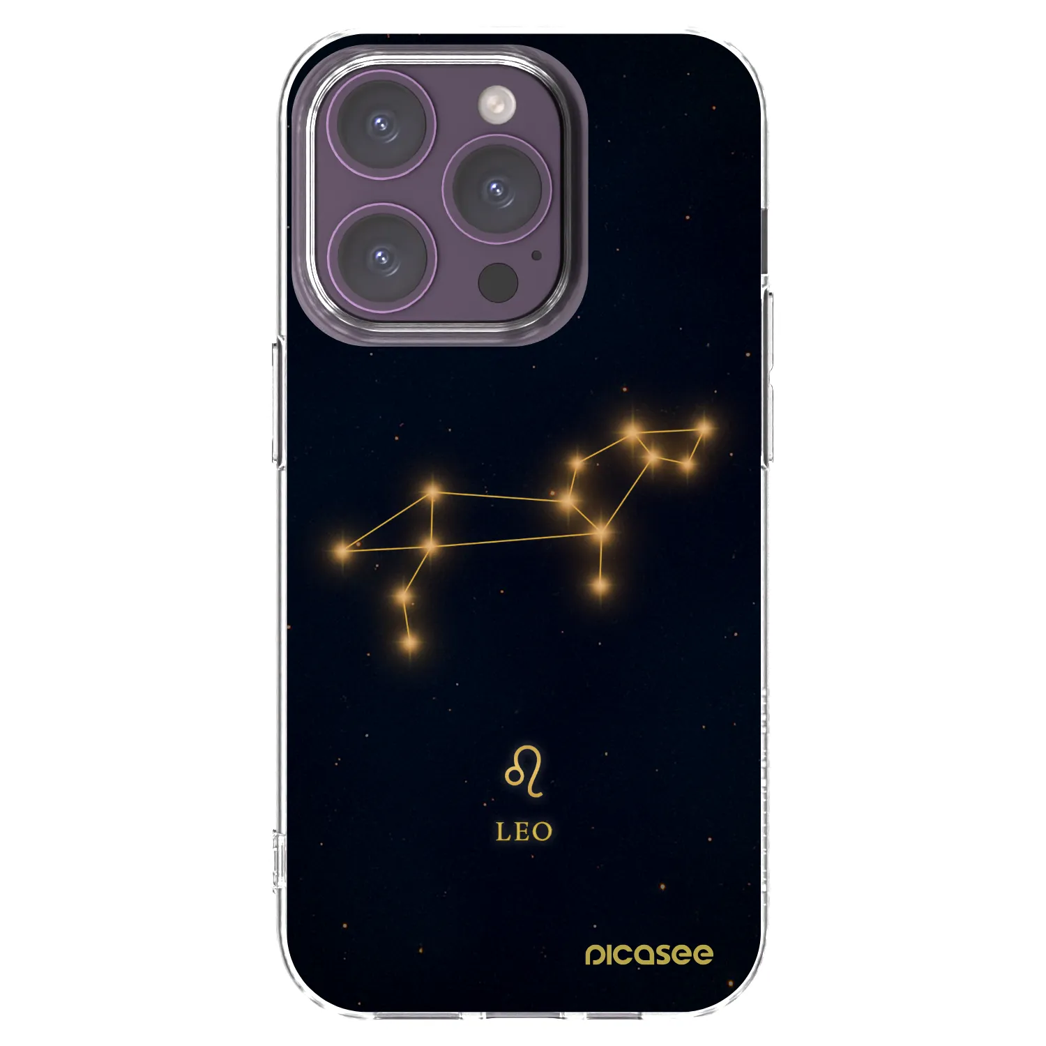 Picasee διαφανής θήκη σιλικόνης Apple iPhone 14 Pro - LEO
