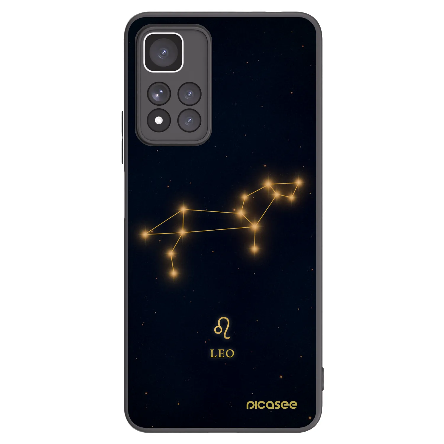 Picasee Μαύρη θήκη σιλικόνης για Xiaomi Redmi Note 11 Pro+ 5G - LEO