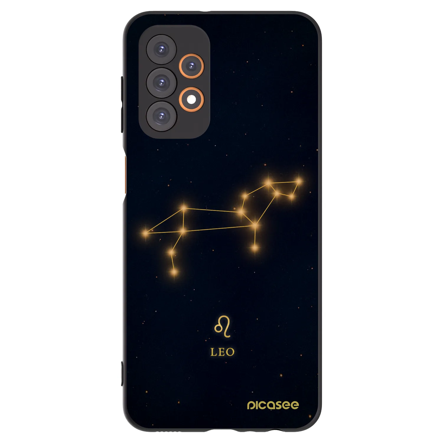 Picasee Μαύρη θήκη σιλικόνης για Samsung Galaxy A23 A236B 5G - LEO