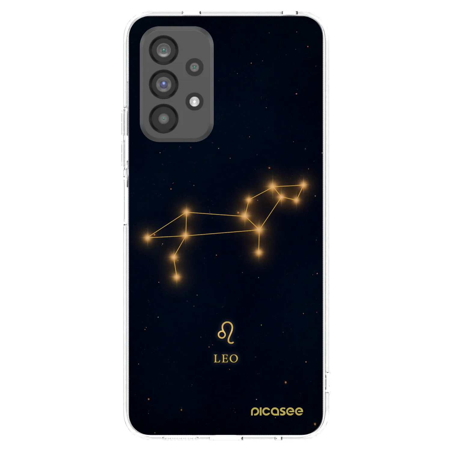 Picasee διαφανής θήκη σιλικόνης Samsung Galaxy A73 5G - LEO