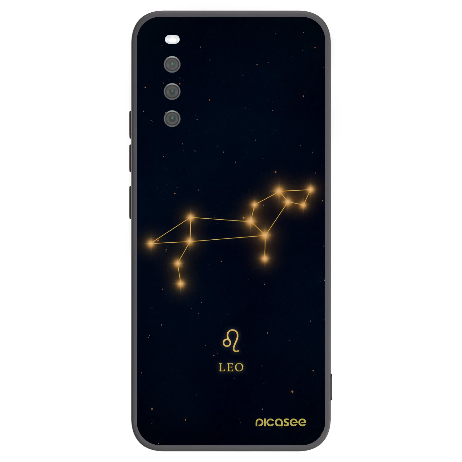 Picasee Μαύρη θήκη σιλικόνης για Sony Xperia 10 III - LEO