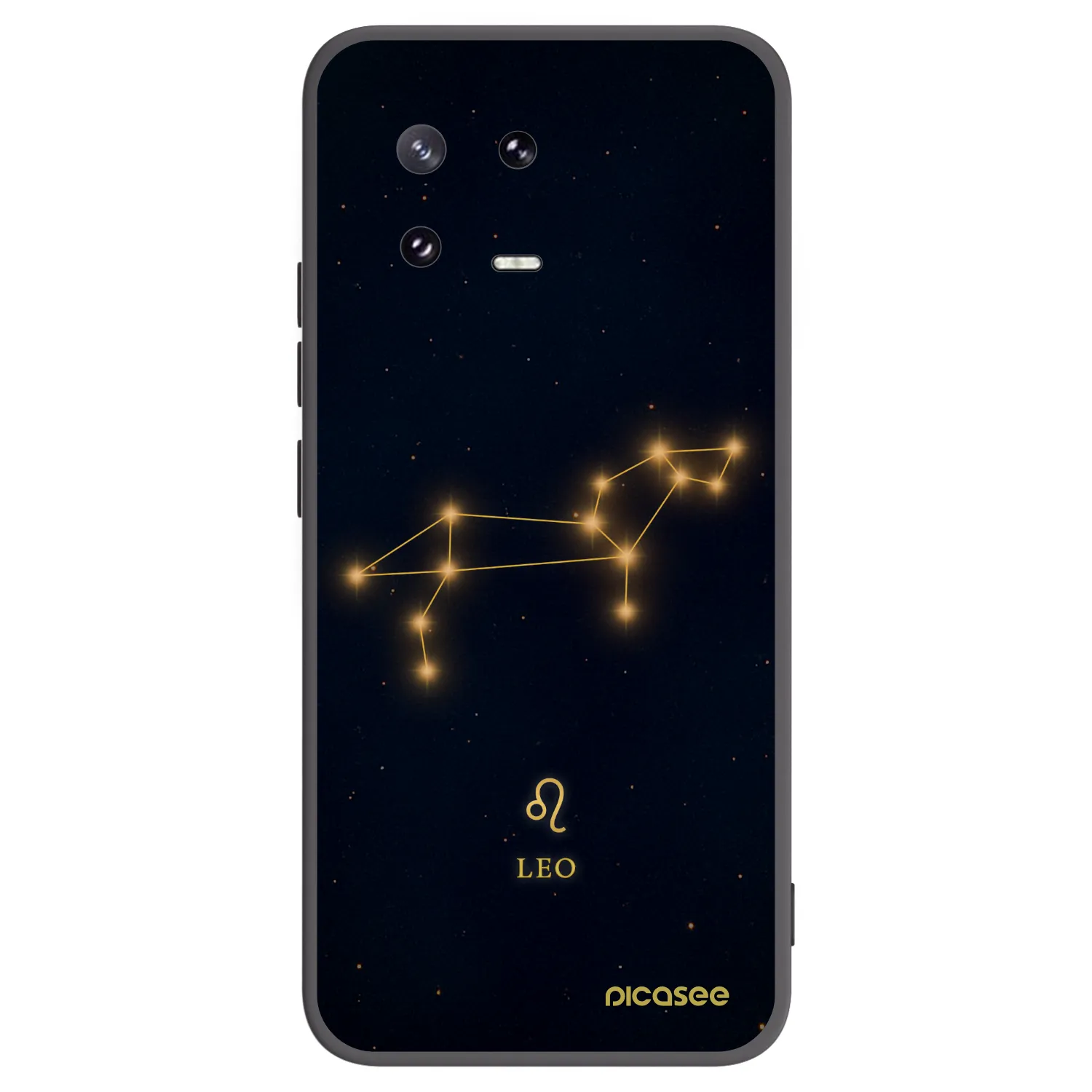 Picasee Μαύρη θήκη σιλικόνης για Xiaomi 13 Pro - LEO