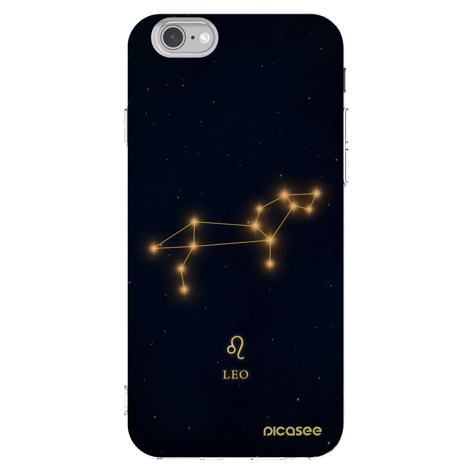 Picasee διαφανής θήκη σιλικόνης Apple iPhone 6/6S - LEO