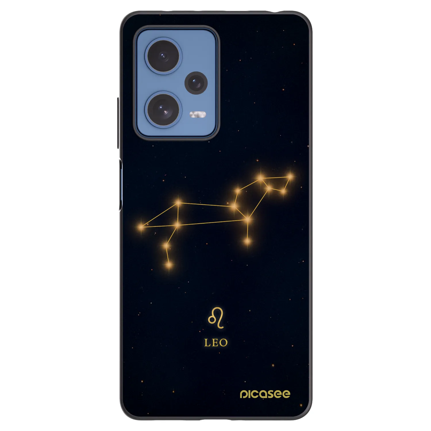 Picasee Μαύρη θήκη σιλικόνης για Xiaomi Redmi Note 12 Pro 5G - LEO