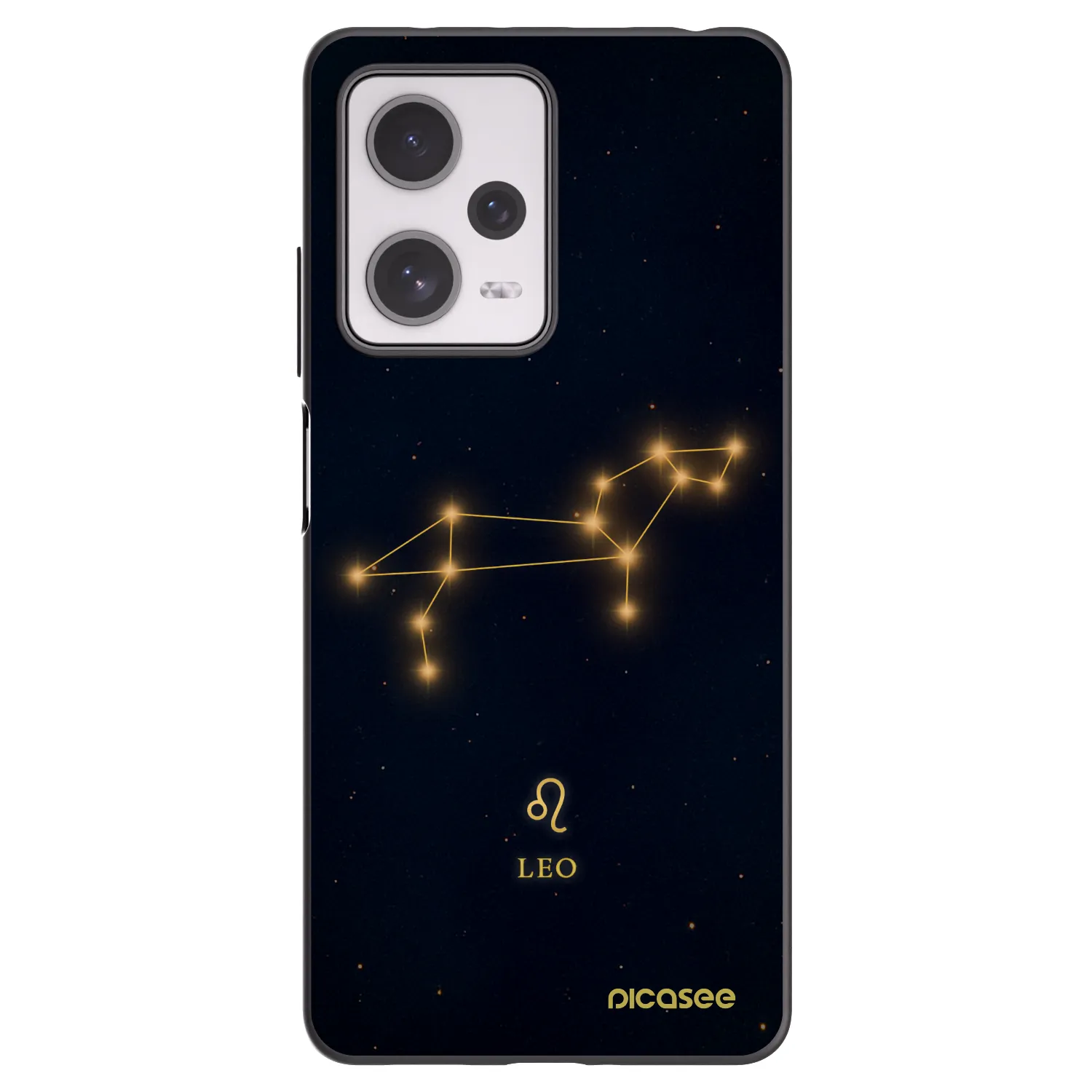 Picasee Μαύρη θήκη σιλικόνης για Xiaomi Redmi Note 12 Pro+ 5G - LEO