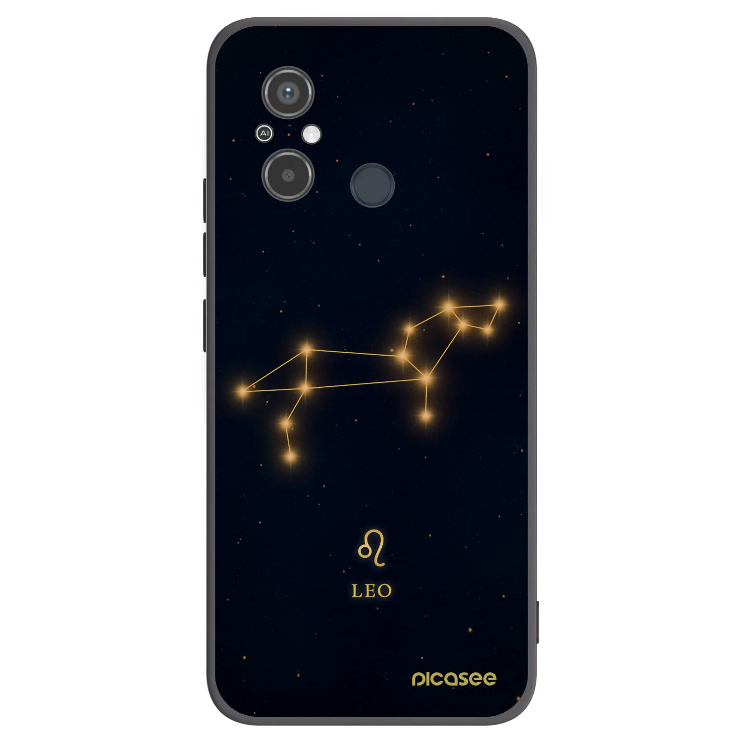 Picasee Μαύρη θήκη σιλικόνης για Xiaomi Redmi 12C - LEO